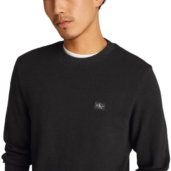 Calvin Klein Ανδρική μακρυμάνικη μπλούζα Long Sleeve Waffle T-shirt
